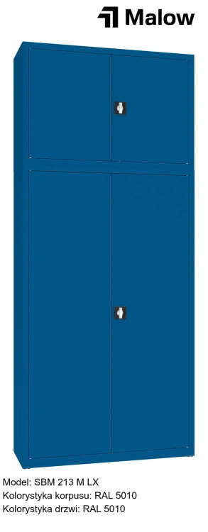 SBM 213 M LX Kolorystyka korpusu - RAL 5010 Kolorystyka drzwi - RAL 5010.jpg