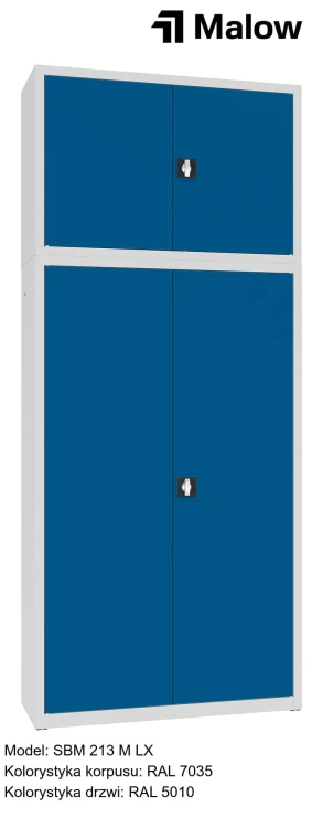 SBM 213 M LX Kolorystyka korpusu - RAL 7035 Kolorystyka drzwi - RAL 5010.jpg
