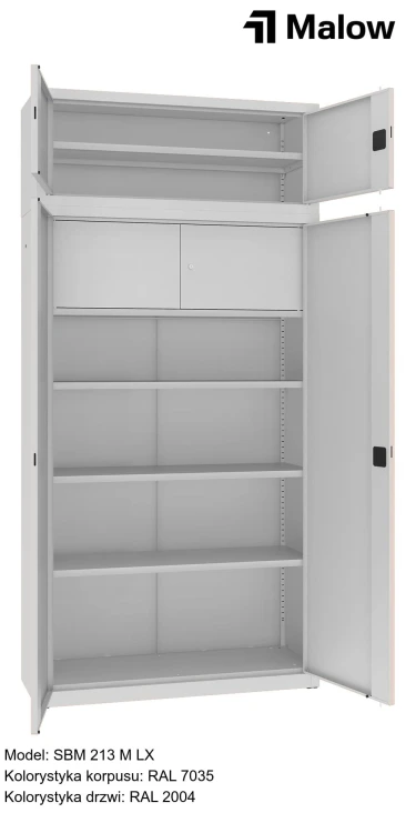 SBM 213 M LX Kolorystyka korpusu - RAL 7035 Kolorystyka drzwi - RAL 2004 (1).jpg