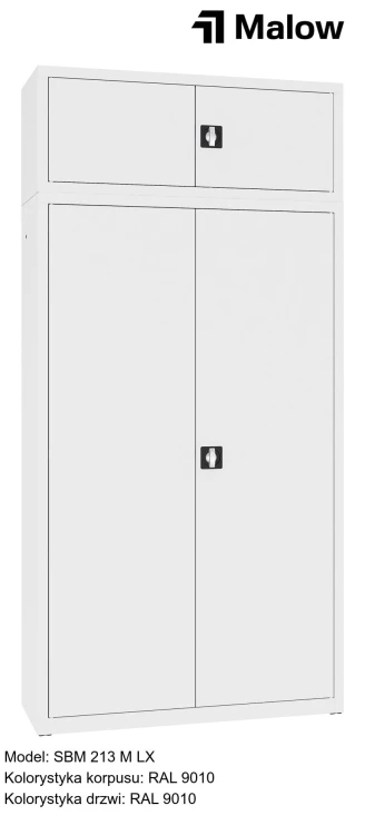 SBM 213 M LX Kolorystyka korpusu - RAL 9010 Kolorystyka drzwi - RAL 9010.jpg