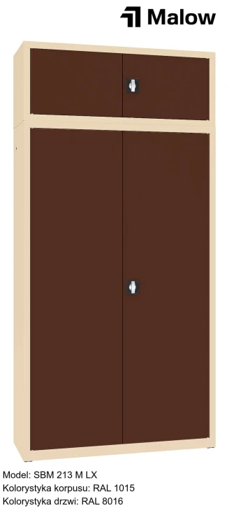 SBM 213 M LX Kolorystyka korpusu - RAL 1015 Kolorystyka drzwi - RAL 8016.jpg