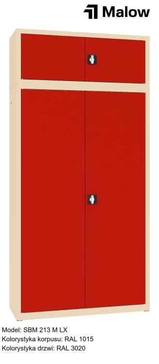 SBM 213 M LX Kolorystyka korpusu - RAL 1015 Kolorystyka drzwi - RAL 3020.jpg