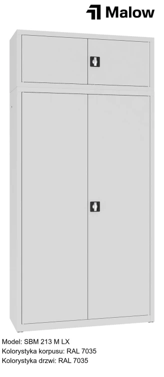 SBM 213 M LX Kolorystyka korpusu - RAL 7035 Kolorystyka drzwi - RAL 7035.jpg